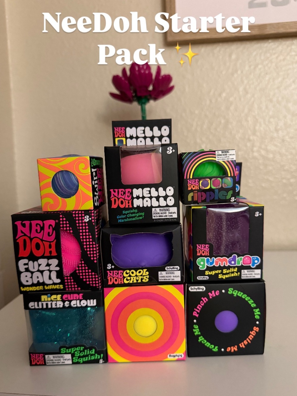 Ultimate (9) Schylling NeeDoh Starter Pack ✨🩷